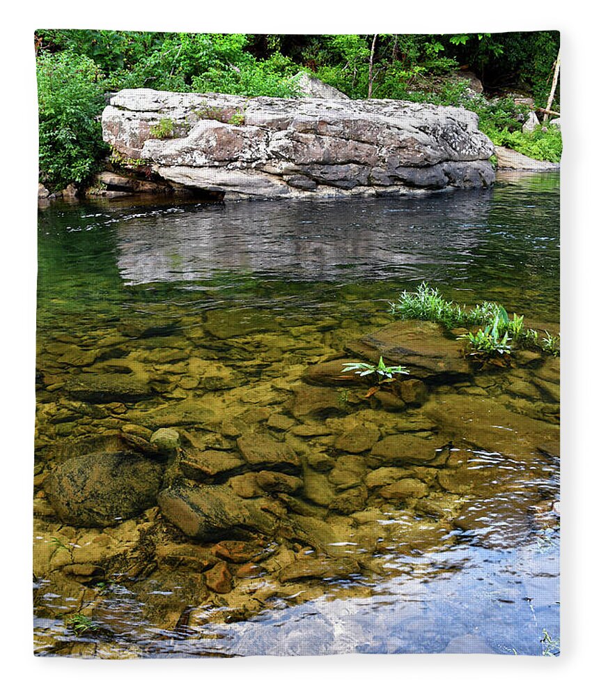 Tennessee Fleece Blanket featuring the photograph Morning Reflections 2 by Phil Perkins