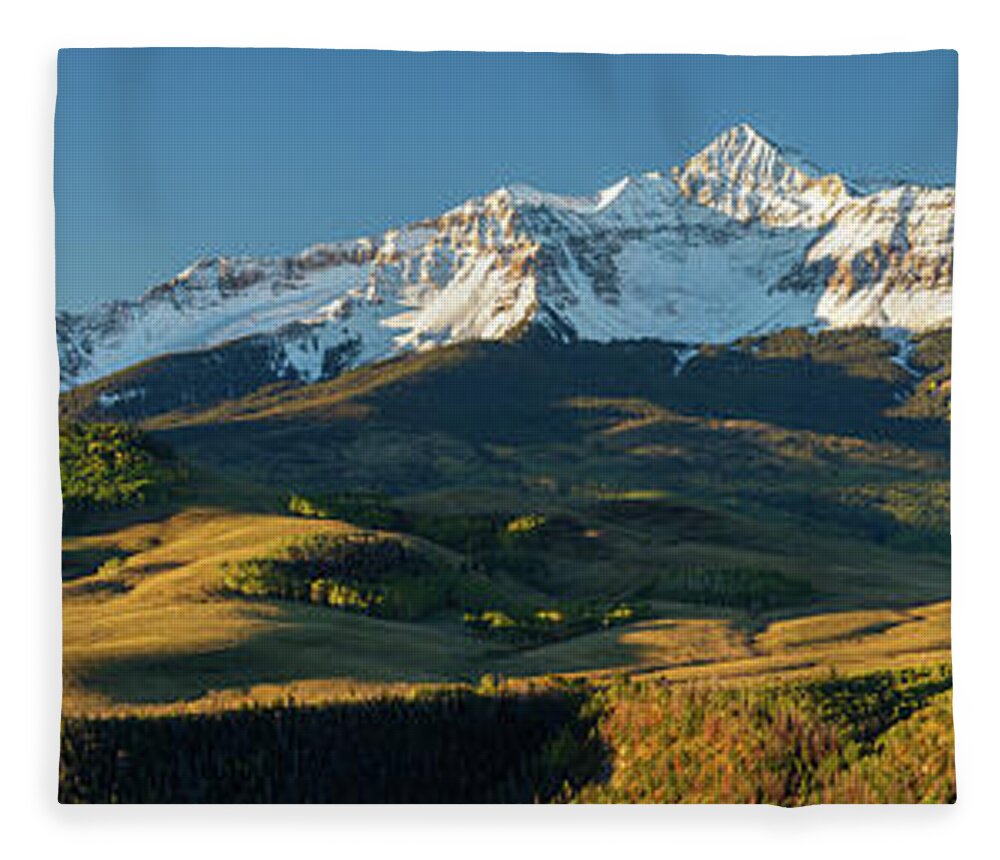  Fleece Blanket featuring the photograph Mt. Willson Colorado by Wesley Aston