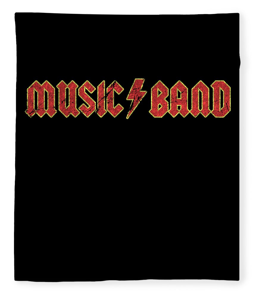 Sarcastic Fleece Blanket featuring the digital art Music Band Shirt Sarcastic Funny by Flippin Sweet Gear
