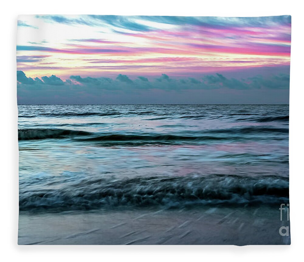 Resort Fleece Blanket featuring the photograph My Daily Calm by Amy Dundon