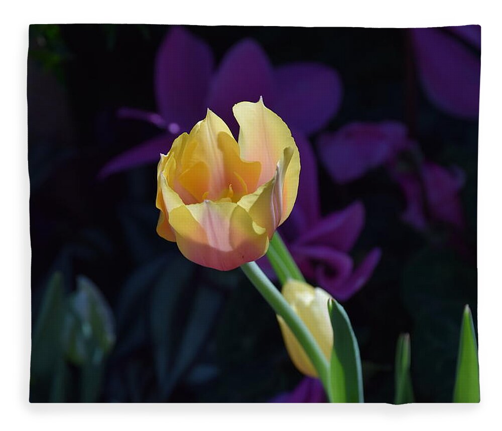 Niagara Falls Fleece Blanket featuring the photograph Niagara Tulip by Terry M Olson