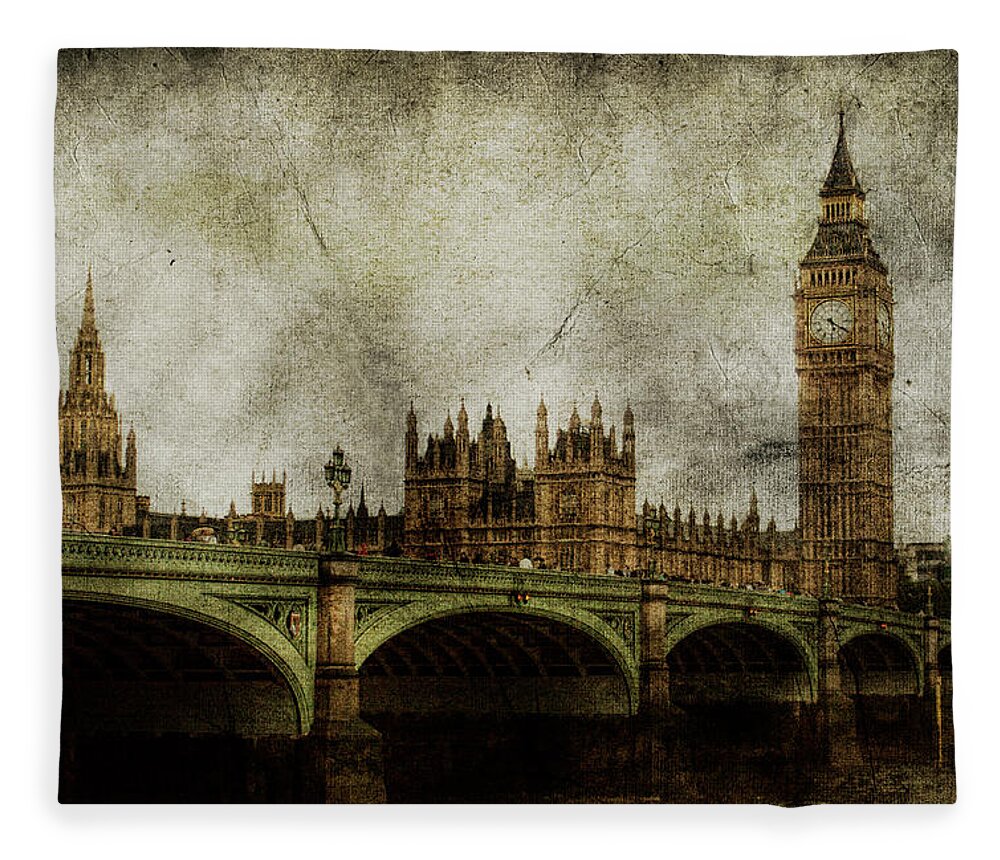 London Fleece Blanket featuring the photograph Noble Attributes by Andrew Paranavitana