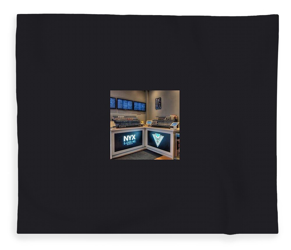 NYX ECIGS - Your vape shop online Fleece Blanket by Nyx - Pixels