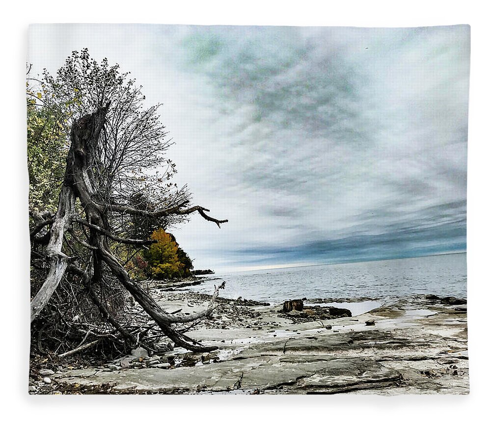 Oswego Fleece Blanket featuring the photograph Oswego 1 by Jason Nicholas