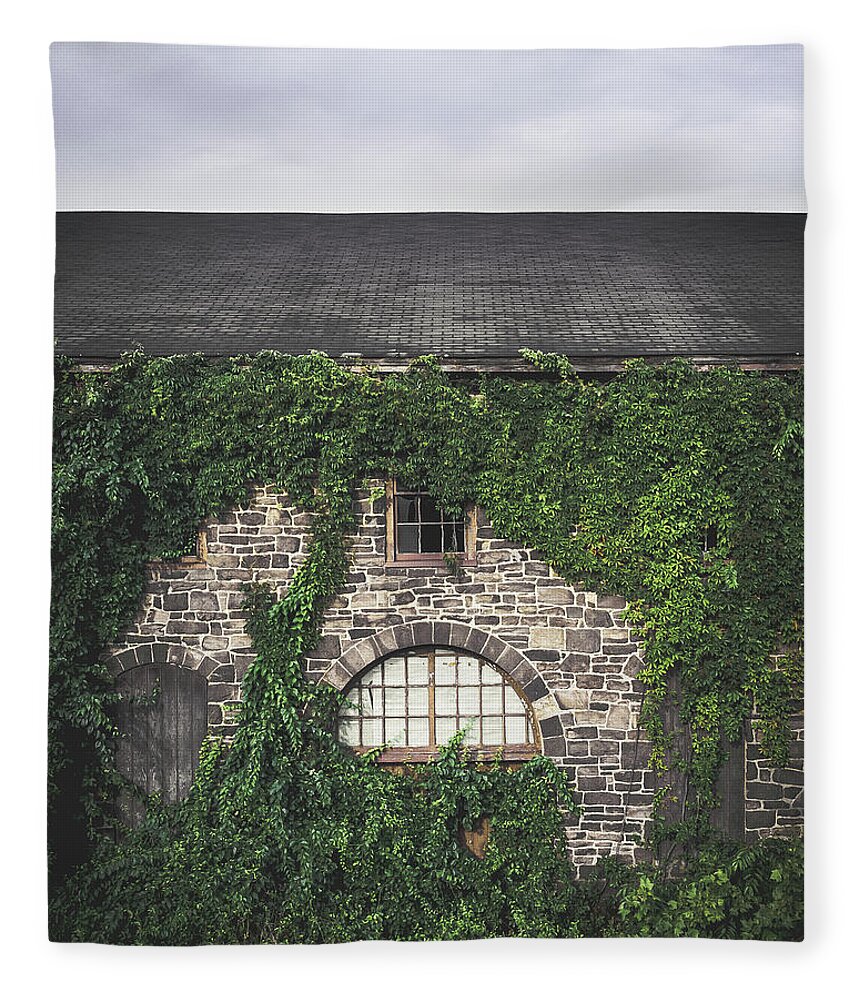 Warehouse Fleece Blanket featuring the photograph Over Grown #2 by Steve Stanger