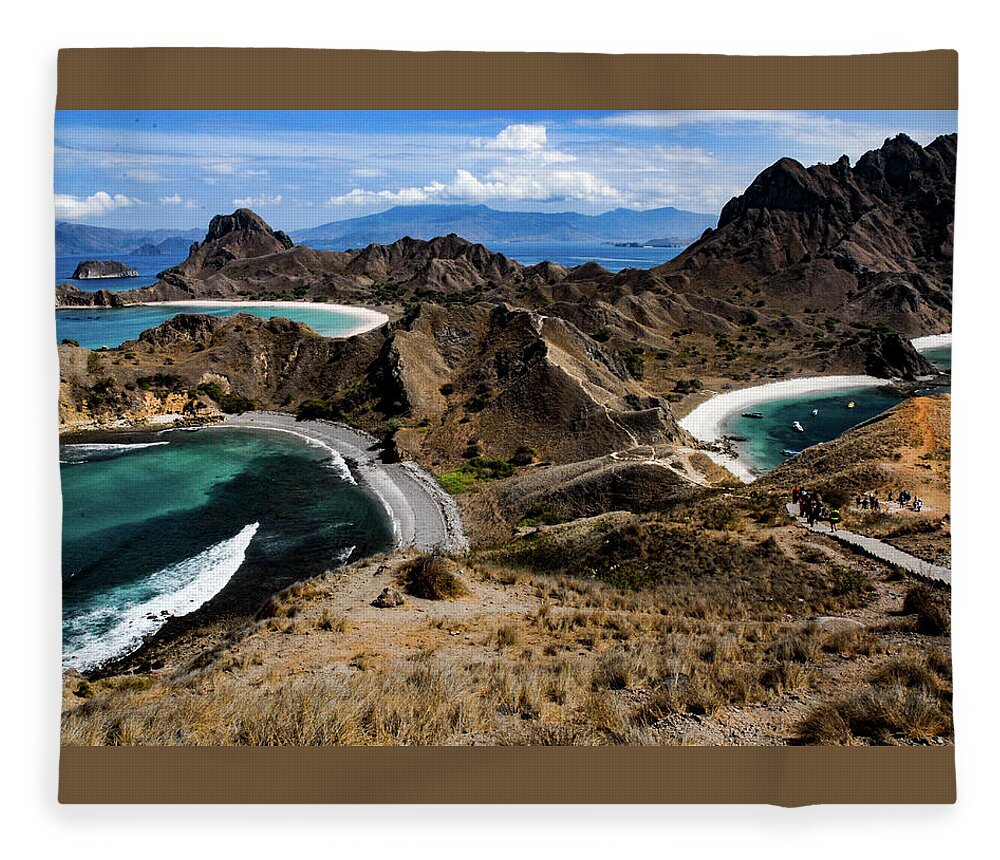 Padar Fleece Blanket featuring the photograph Eternity - Padar Island. Flores, Indonesia by Earth And Spirit