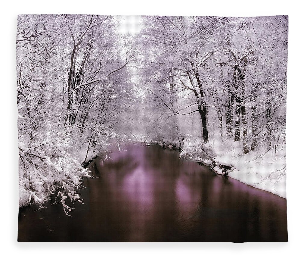 Landscape Fleece Blanket featuring the photograph Pearlescent by Jessica Jenney