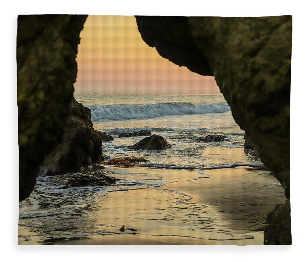 Sunset Fleece Blanket featuring the photograph Peeking into the Sunset by Marcus Jones