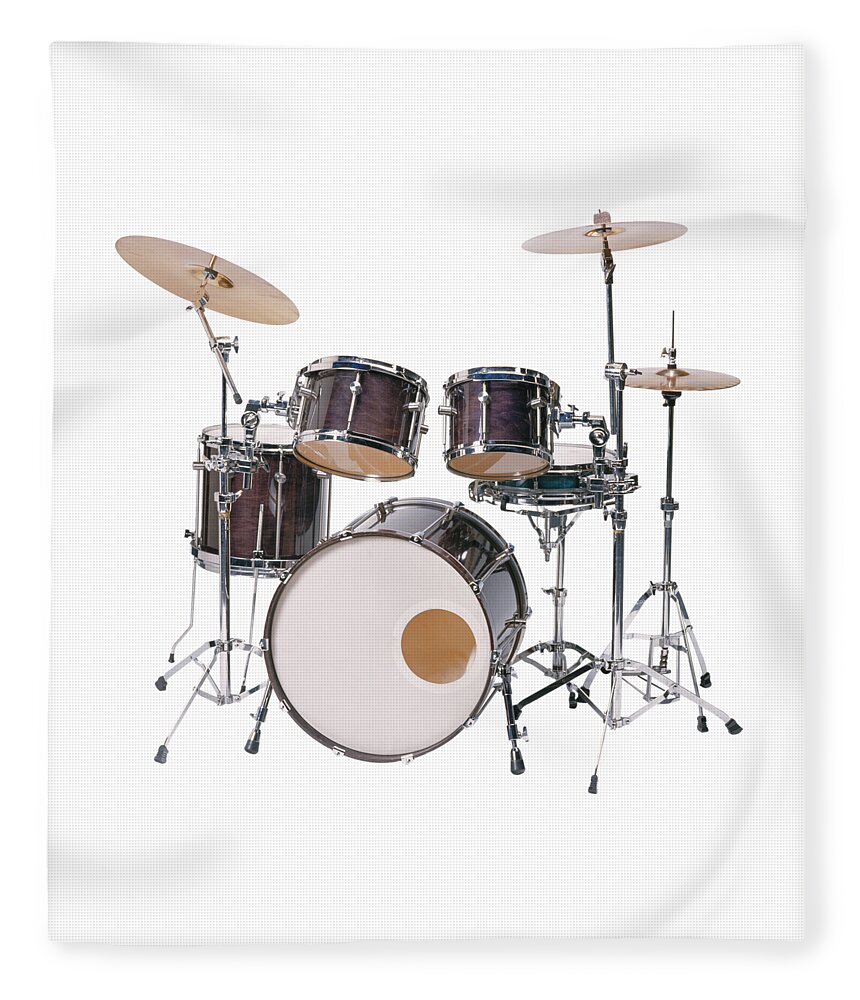 Drums Fleece Blanket featuring the photograph Percussion by Nancy Ayanna Wyatt