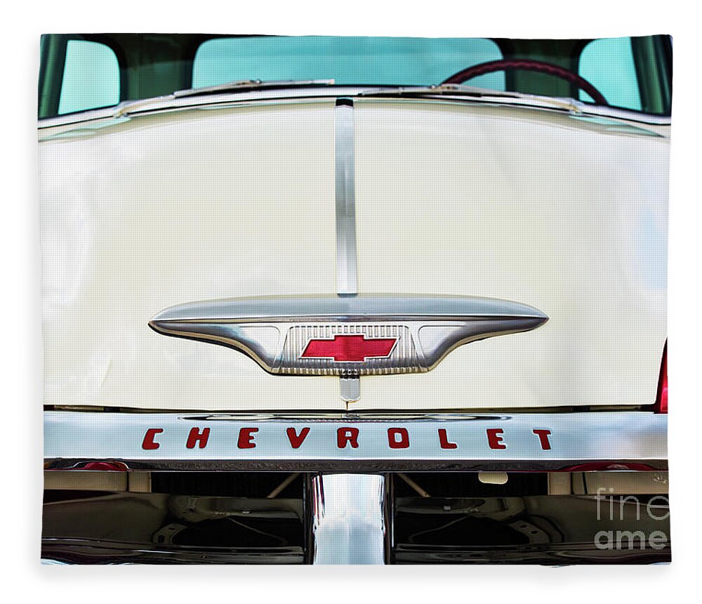 Chevrolet Fleece Blanket featuring the photograph Pickup Truck by Tim Gainey