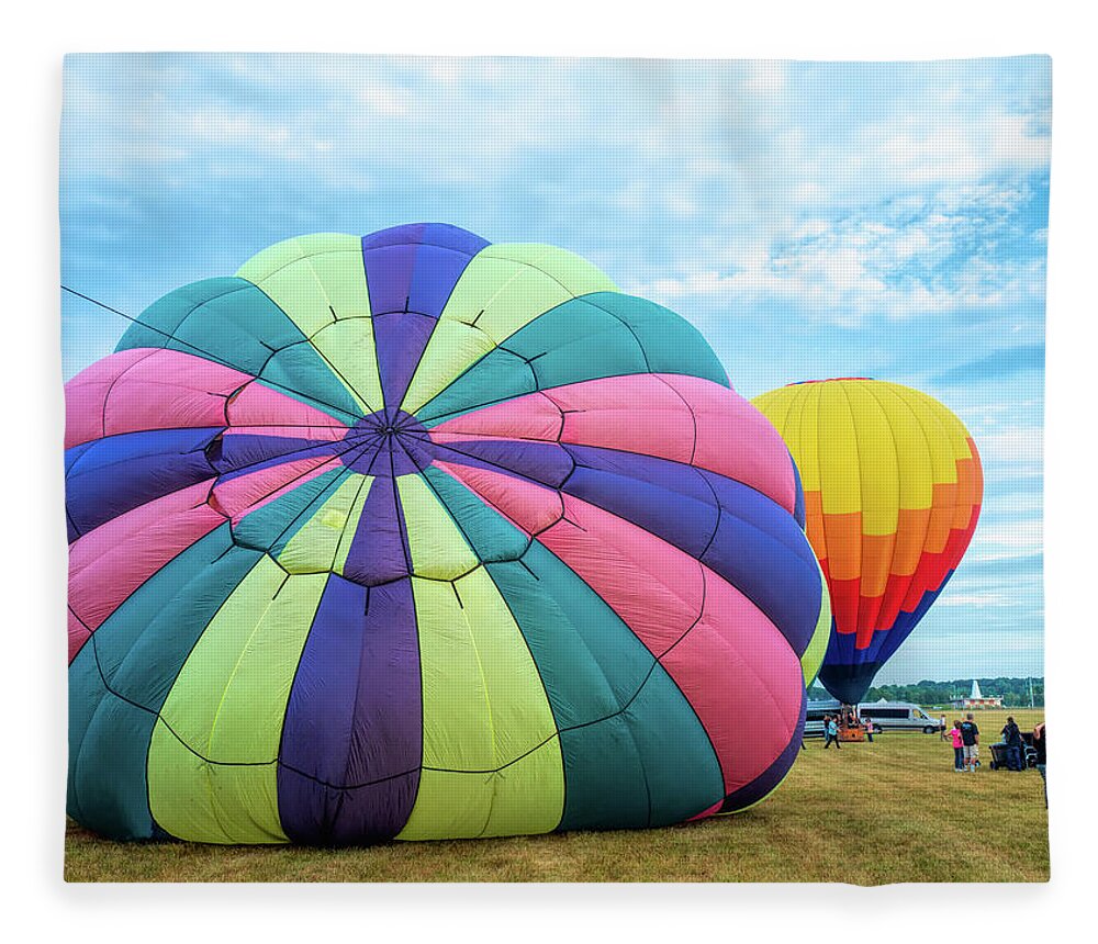 New Jersey Fleece Blanket featuring the photograph Preparing for Flight by Kristia Adams