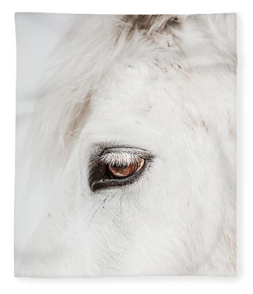 Photographs Fleece Blanket featuring the photograph Raider II - Horse Art by Lisa Saint
