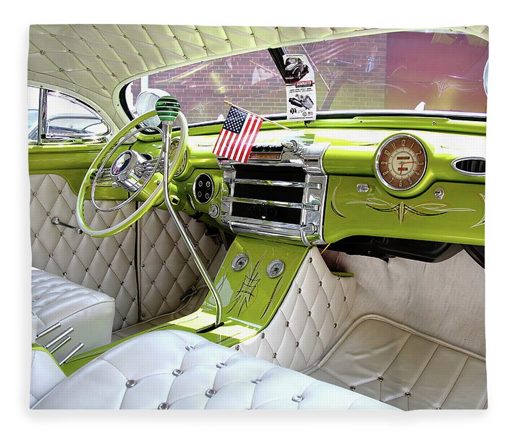 Buick Eight Fleece Blanket featuring the photograph Riding In Style by Lens Art Photography By Larry Trager
