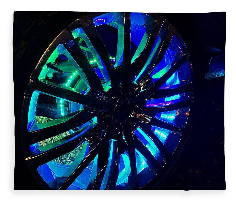 Car Fleece Blanket featuring the photograph Rim 1 by Lee Darnell