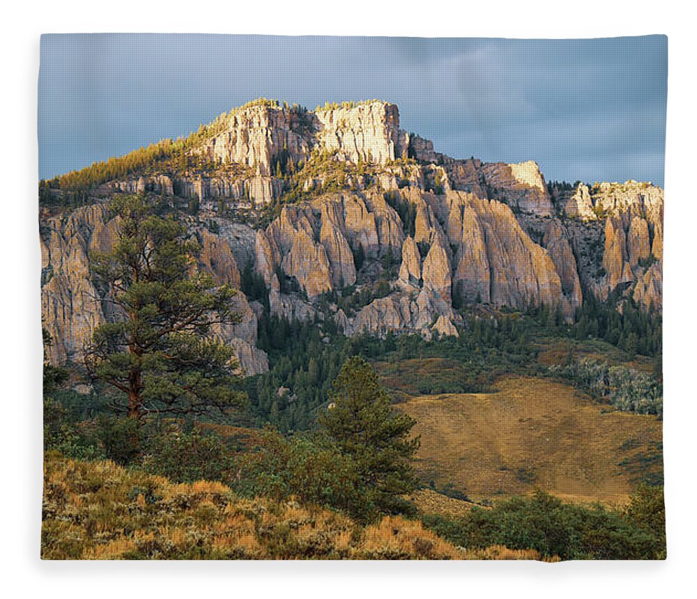 Mountain Fleece Blanket featuring the photograph Rocky Mountain Dream by Go and Flow Photos