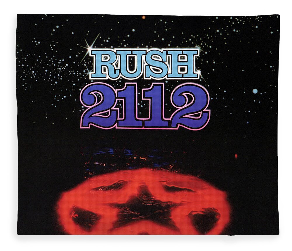 Rush Fleece Blanket featuring the photograph Rush 2112 Album Cover by Action