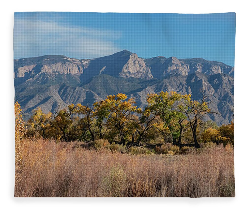 Landscape Fleece Blanket featuring the photograph Sandia Afternoon by Seth Betterly