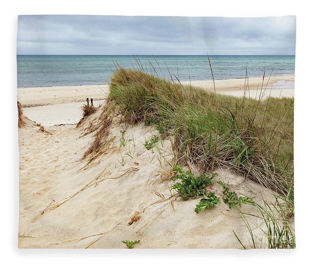 Secluded Beach Cape Cod Fleece Blanket featuring the photograph Secluded Beach Cape Cod by Michelle Constantine