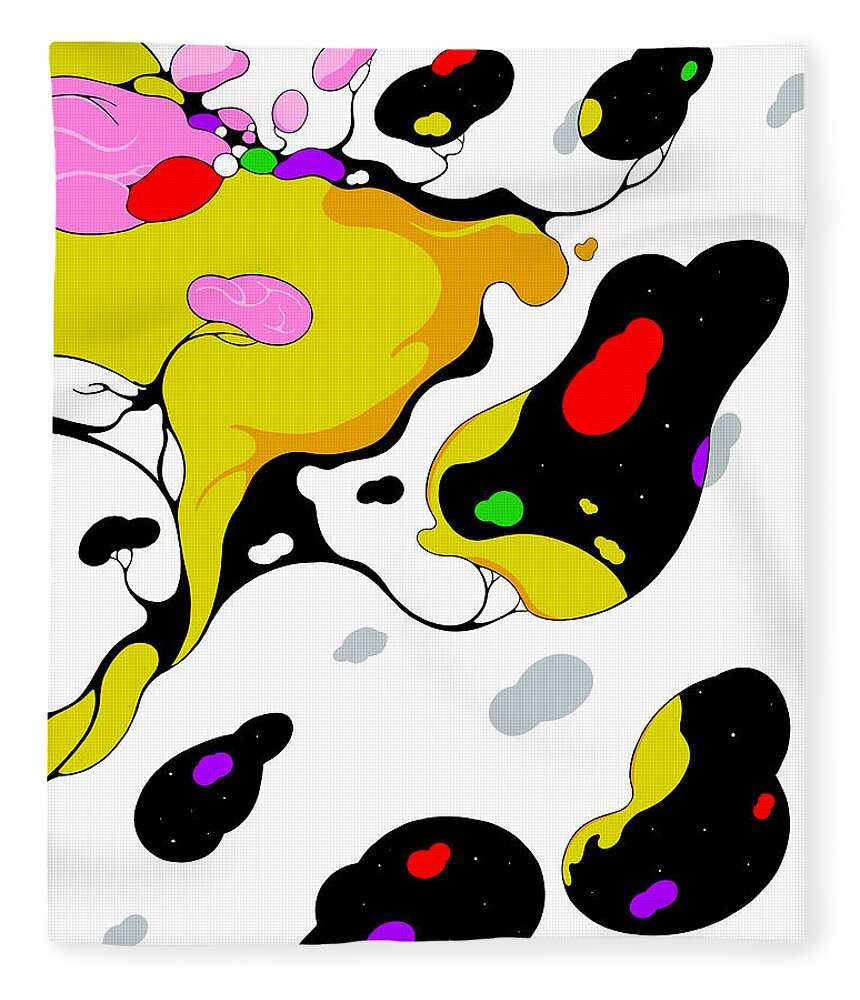 Climate Change Fleece Blanket featuring the digital art Smokescreen by Craig Tilley