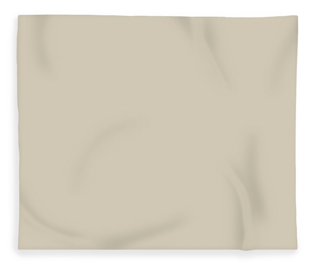 Solid Fleece Blanket featuring the digital art Solid Tan Color by Delynn Addams