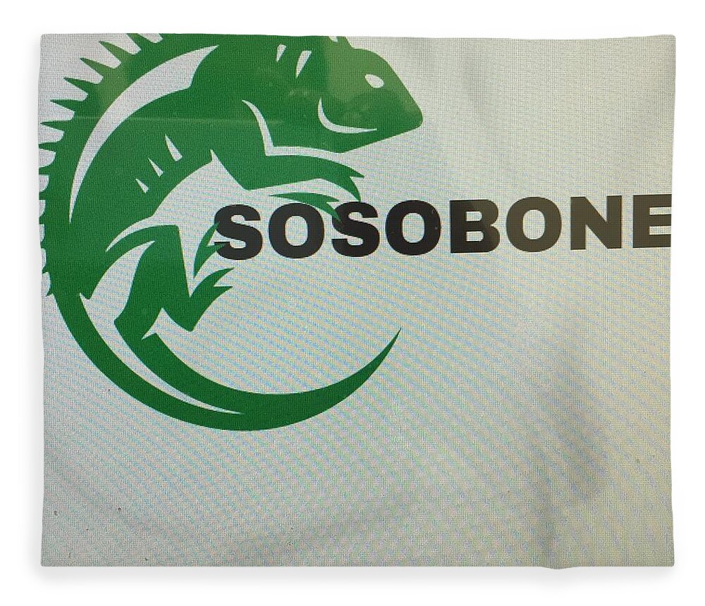  Fleece Blanket featuring the photograph Sosobone $ by Trevor A Smith