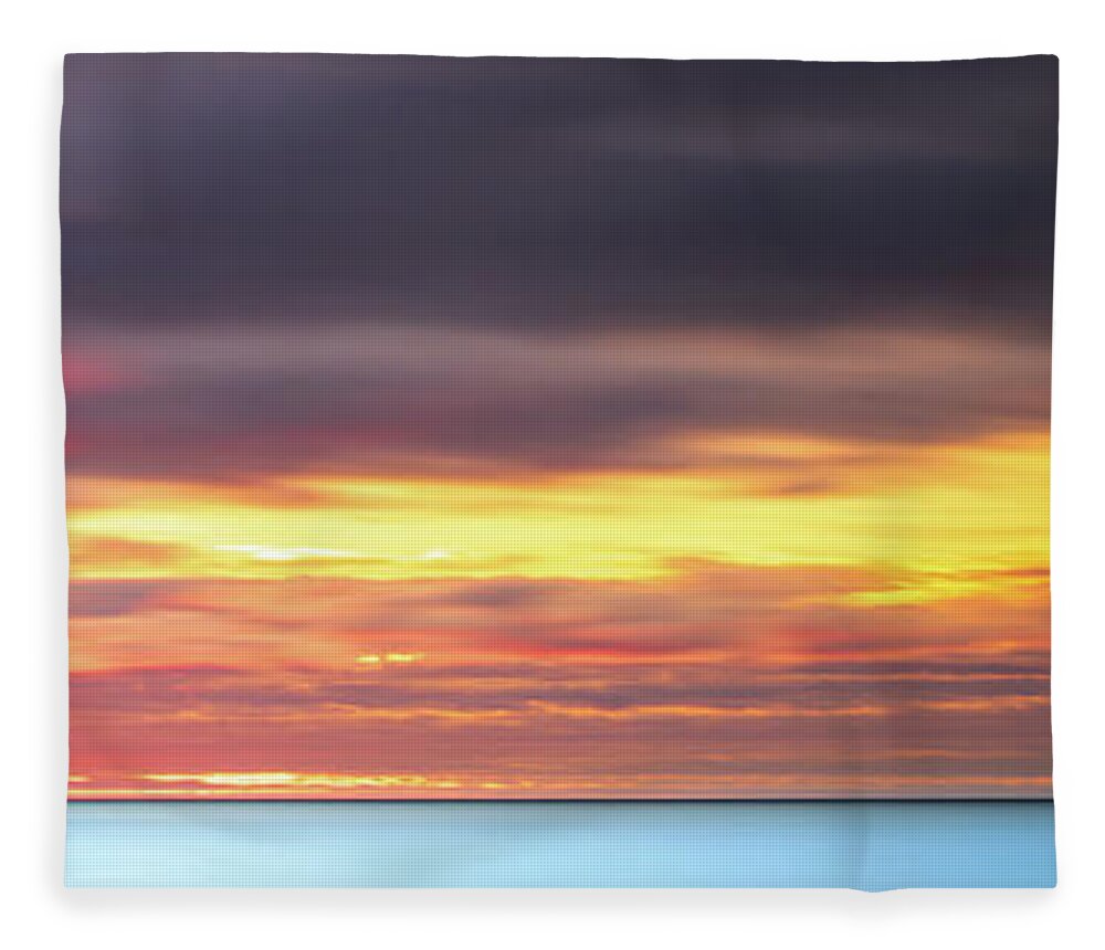 Split Rock Fleece Blanket featuring the photograph Split Rock Lighthouse Panorama by Sebastian Musial
