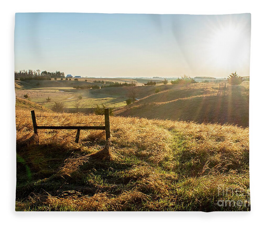 Spring Sun Fleece Blanket featuring the photograph Spring Sun by Troy Stapek