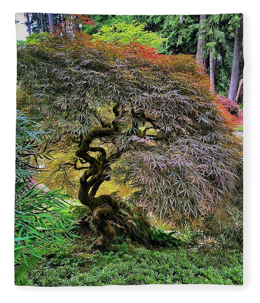 Spring Fleece Blanket featuring the photograph Spring Tranquility by Jerry Abbott