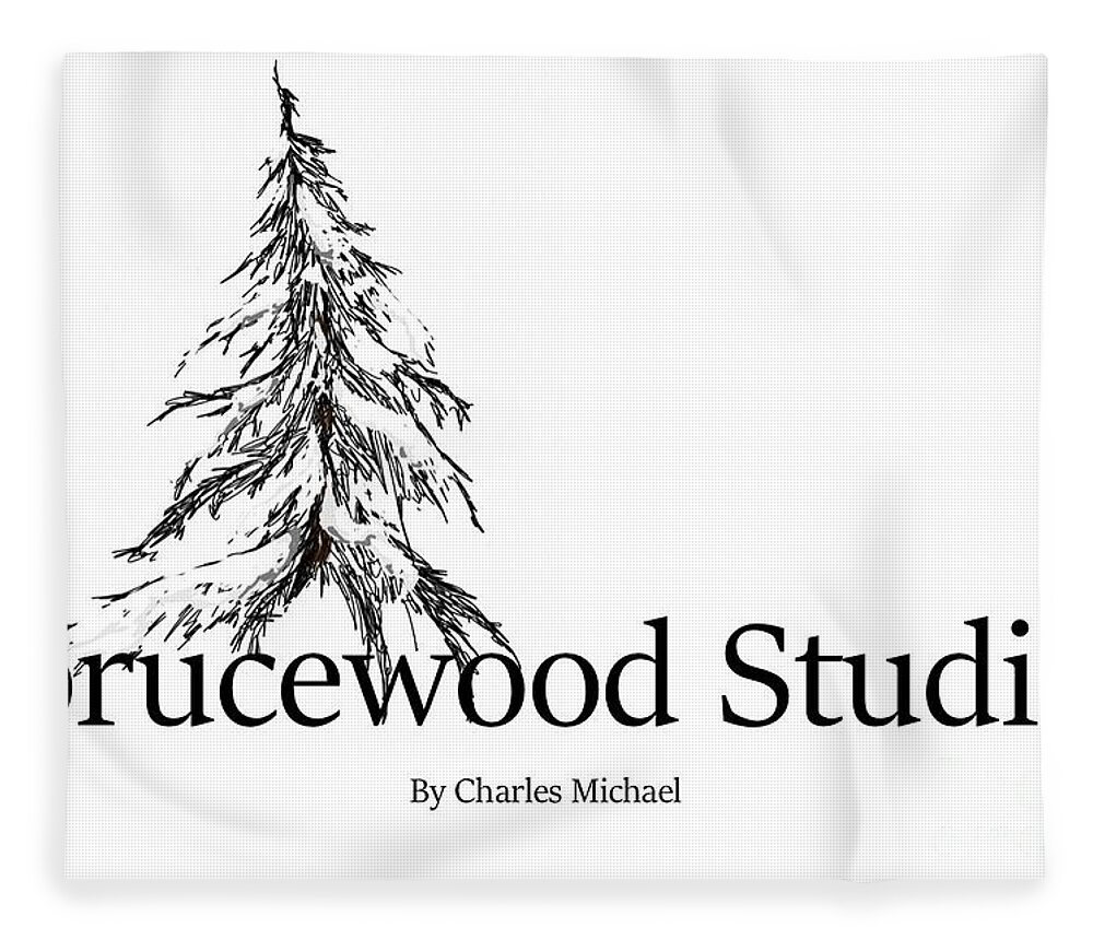 Photography Fleece Blanket featuring the photograph Sprucewood Studios by Charles Vice