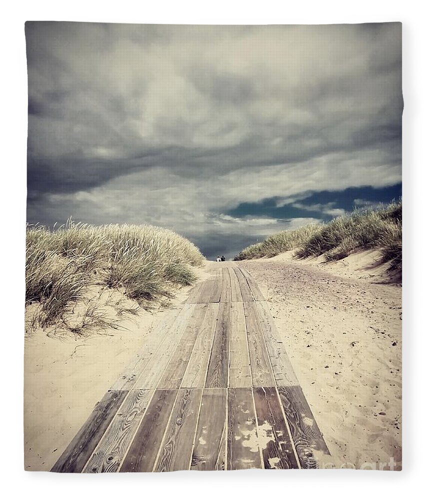 Photograph Fleece Blanket featuring the photograph Stairway to Heaven by Alexandra Vusir