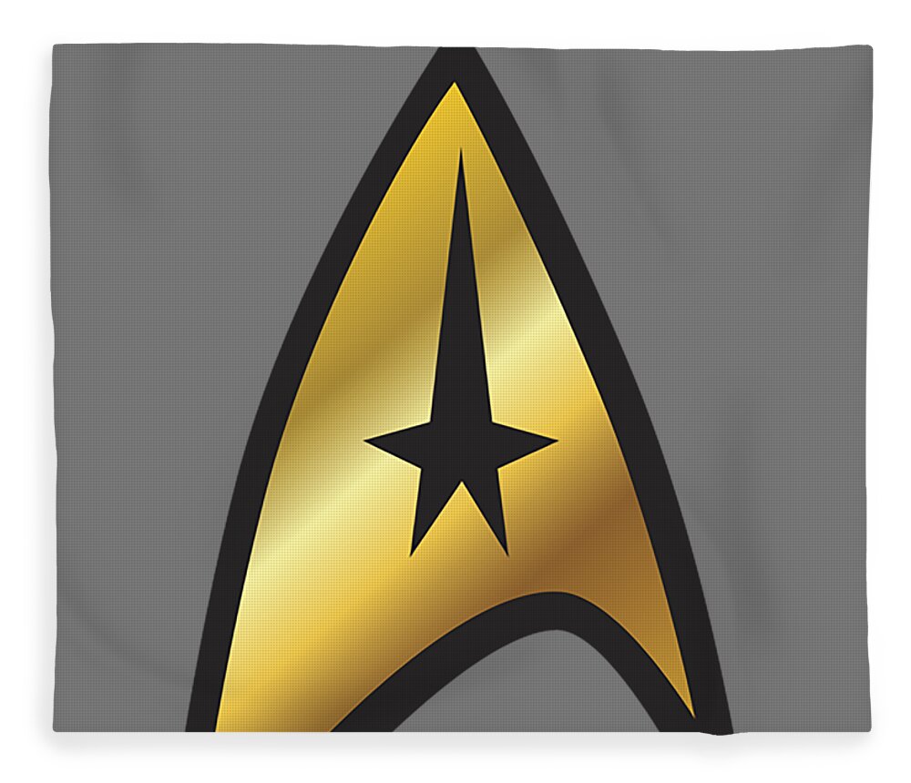 Star Trek Original Series Command Badge Shine Fleece Blanket by Kolbyv  Talee - Fine Art America