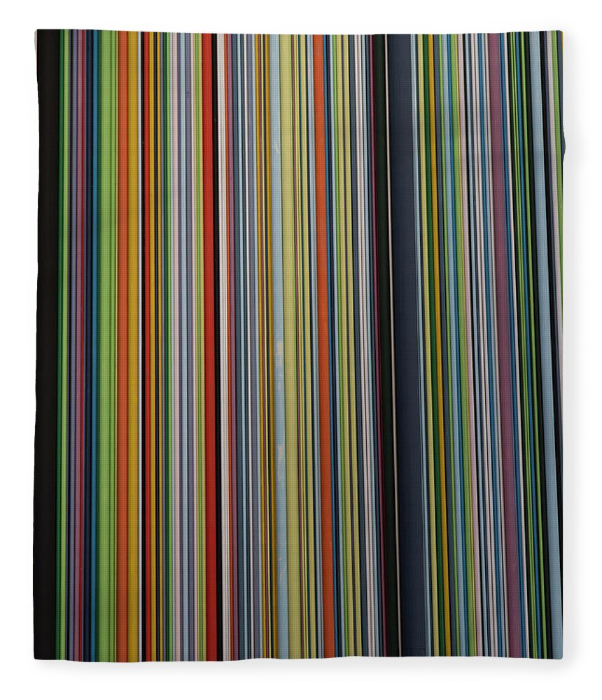 Stripes Fleece Blanket featuring the photograph Stripes by Elaine Teague