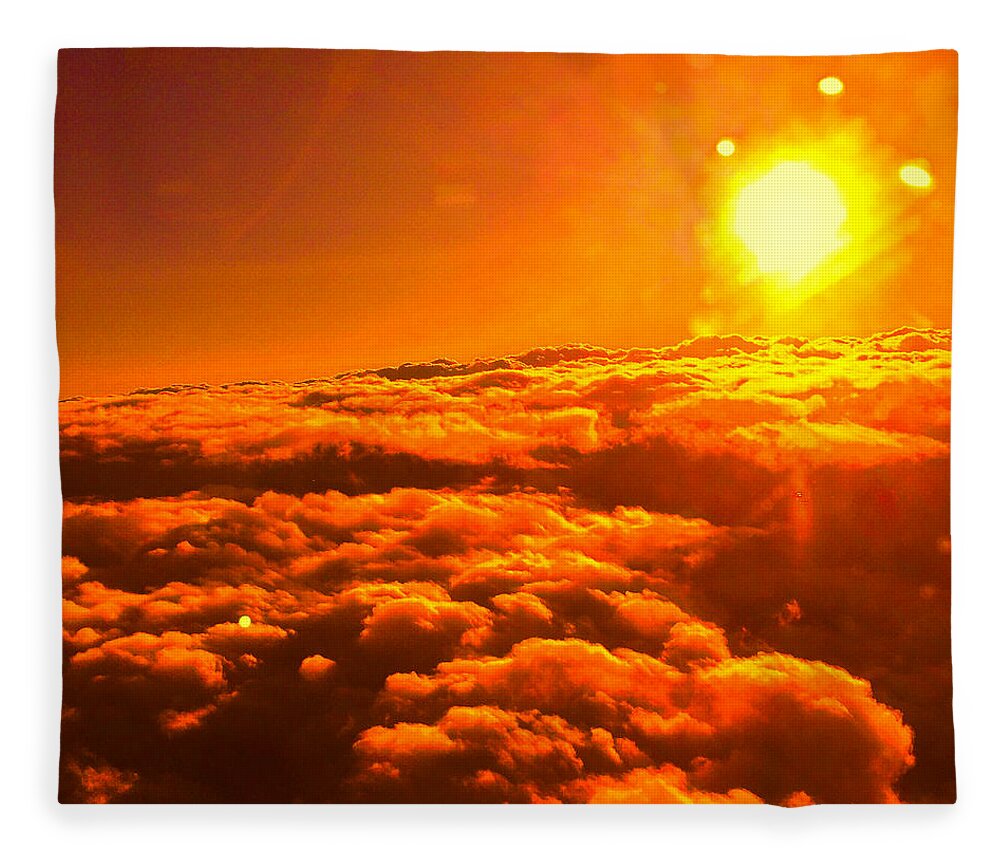 Sunrise Fleece Blanket featuring the photograph Sunrise at sunset by Trevor A Smith