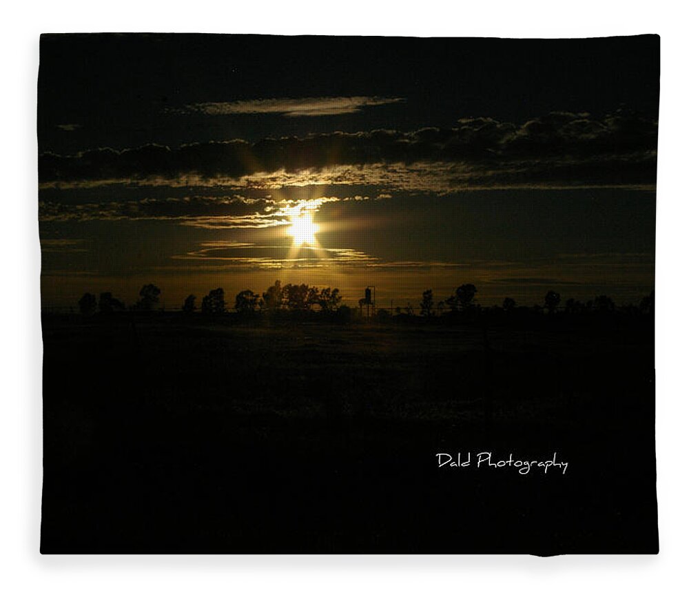 Fleece Blanket featuring the photograph Sunrise by Kristy Urain