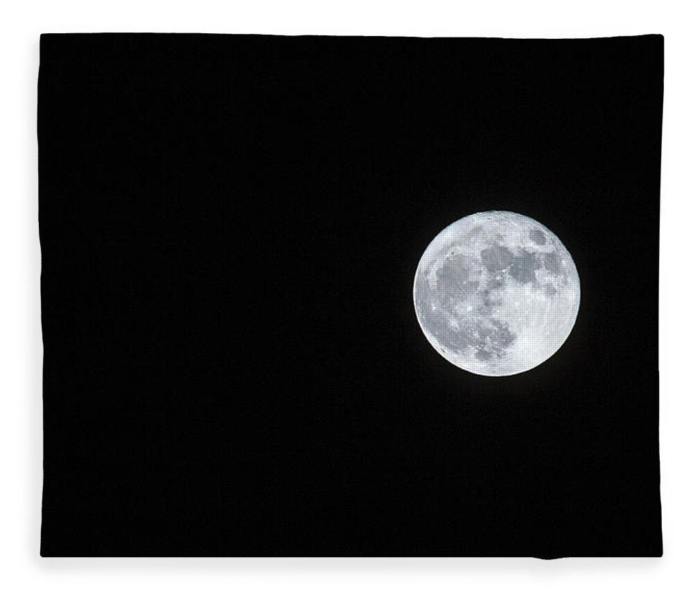  Fleece Blanket featuring the photograph Super Moon by Nicole Engstrom
