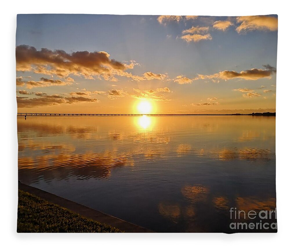 Tampa Fleece Blanket featuring the photograph Tampa Bay Florida Photo 175 by Lucie Dumas