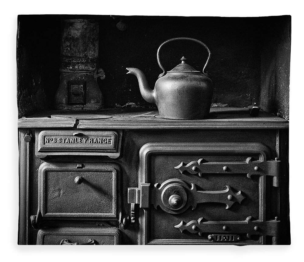 Teapot Fleece Blanket featuring the photograph Teatime by Nigel R Bell