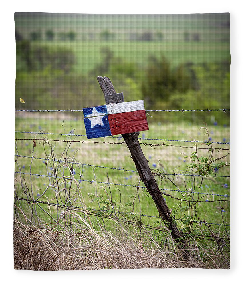 Texas Fleece Blanket featuring the photograph Texas Country by Deon Grandon
