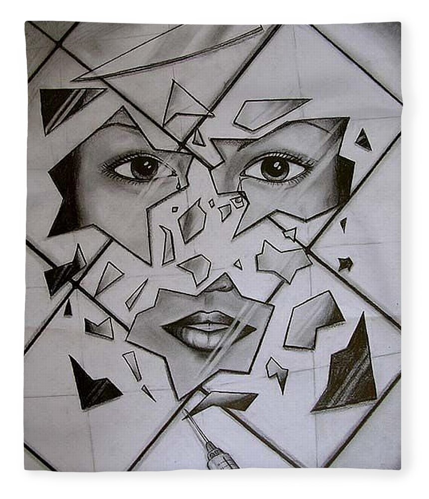 The Broken Face Drawing by Trisha Gajbhiye  Pixels