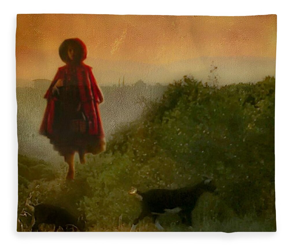 Tale Fleece Blanket featuring the photograph The Brothers Grimm by Auranatura Art