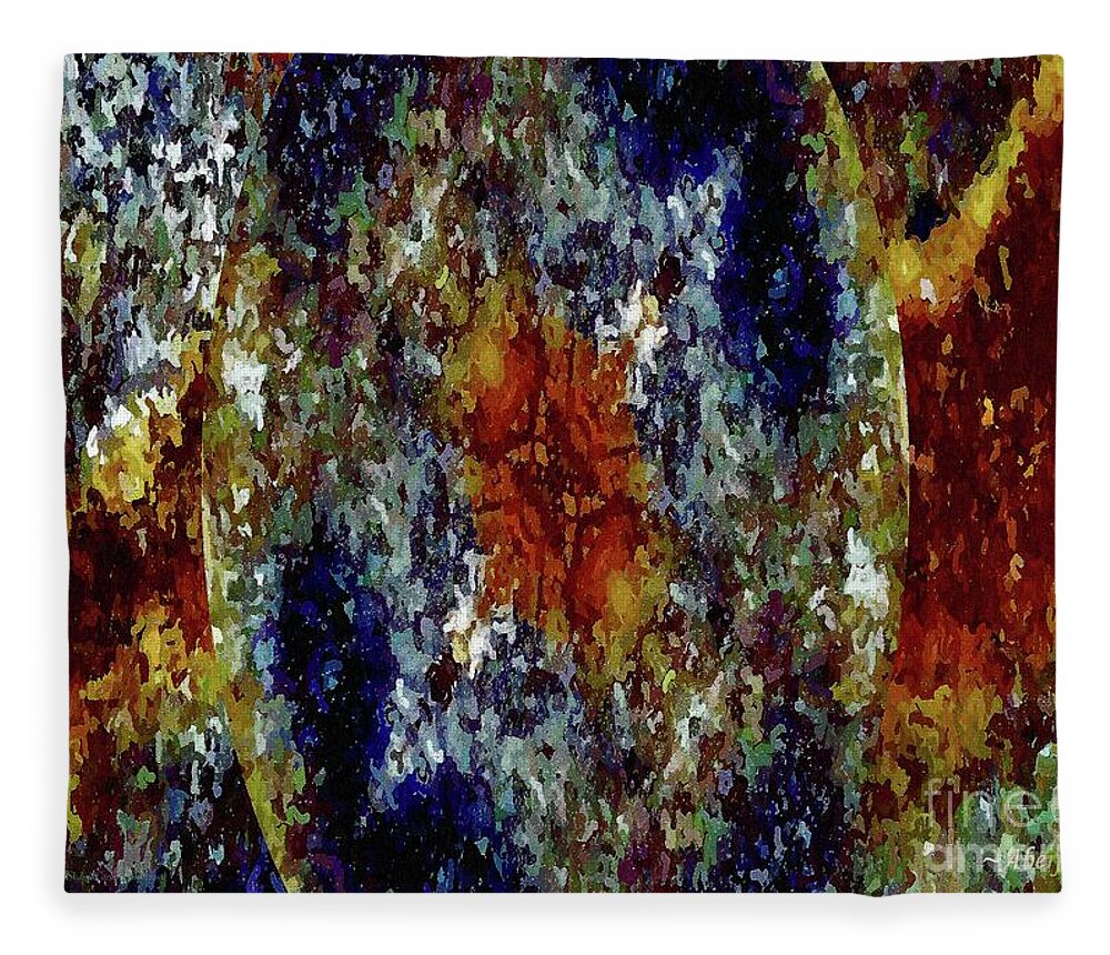 Populations Fleece Blanket featuring the mixed media The Day History Rewrote Itself by Aberjhani