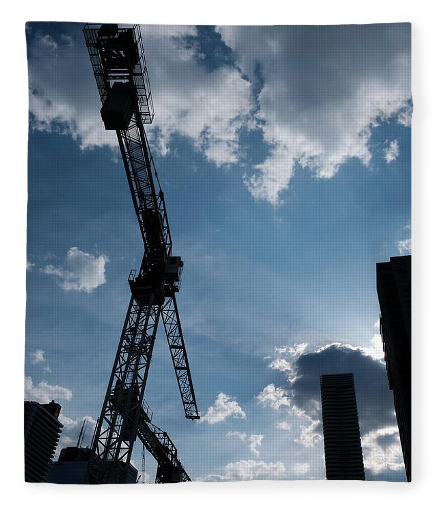 Sky Fleece Blanket featuring the photograph The Future Looks The Same by Kreddible Trout