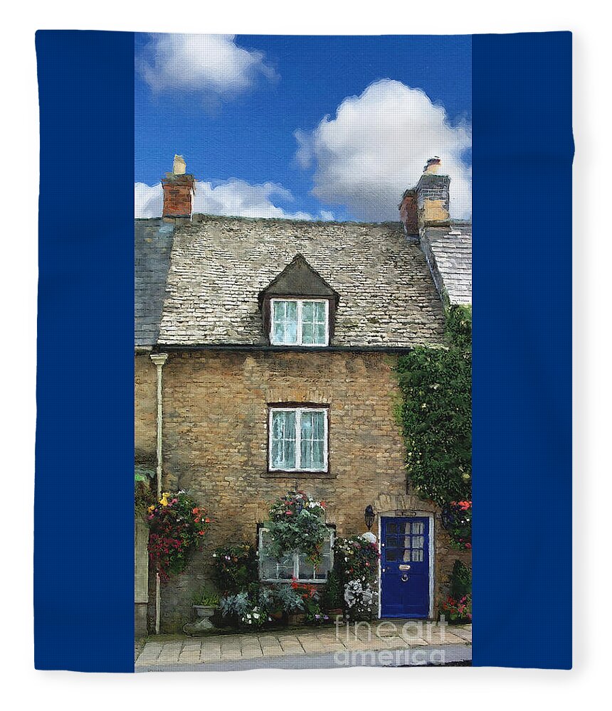 Stow-in-the-wold Fleece Blanket featuring the photograph The Pound Too by Brian Watt