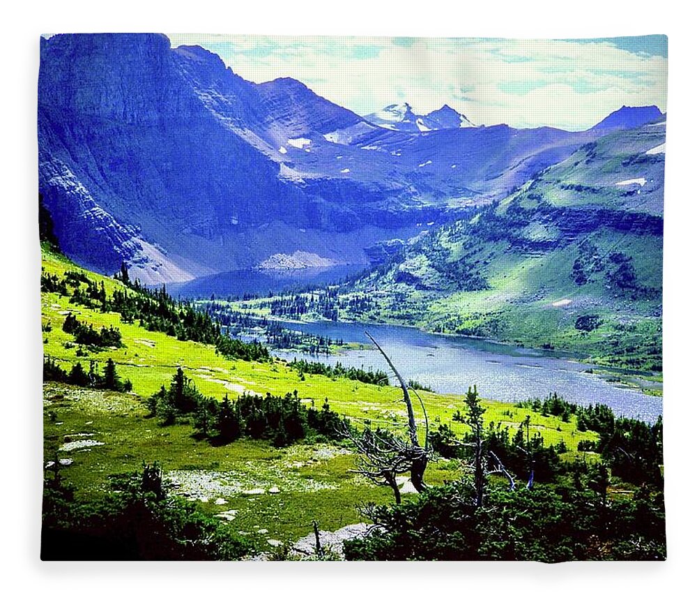 Valley Fleece Blanket featuring the photograph The Valley by Gordon James