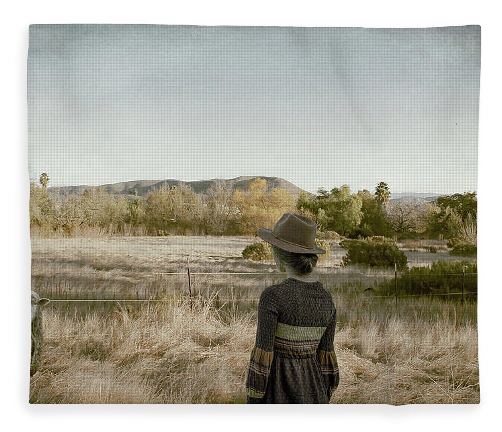 Sheep Fleece Blanket featuring the photograph This Beautiful Life by Alison Frank