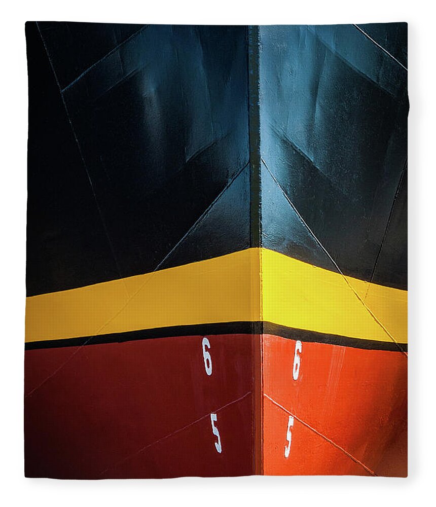 Gloucester Fleece Blanket featuring the photograph Thomas Laighton Hull by Thomas Lavoie