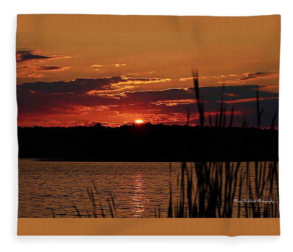 Peacful Fleece Blanket featuring the photograph Tranquility by Mary Walchuck