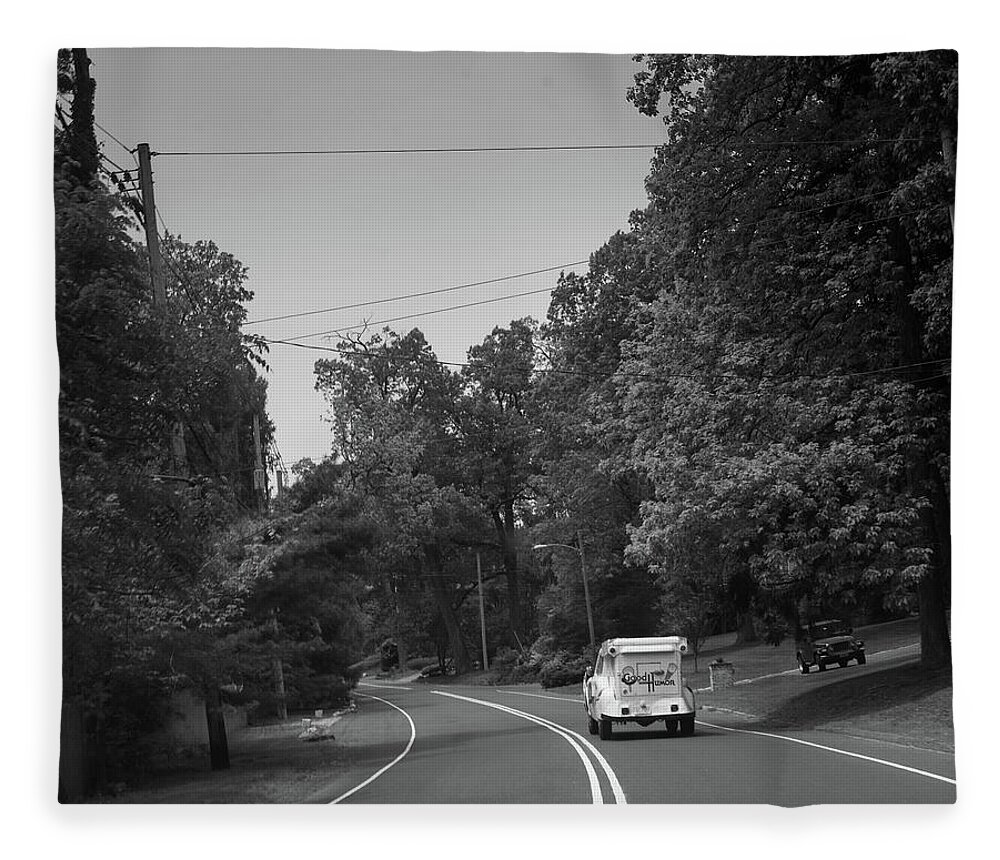 Trees Fleece Blanket featuring the photograph Trees with a Sense of Good Humor by Alan Goldberg