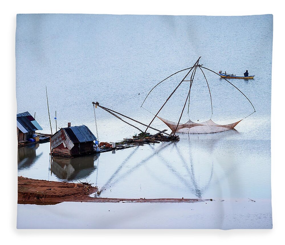 Awesome Fleece Blanket featuring the photograph Twilight by Khanh Bui Phu
