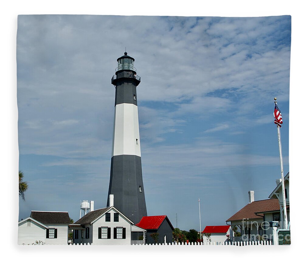  Fleece Blanket featuring the photograph Tybee by Annamaria Frost